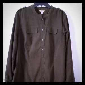 CJ Banks Olive Green ❤ Beautiful Plus Size 2X